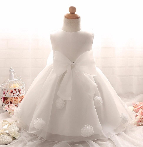Hvid vintage kjole