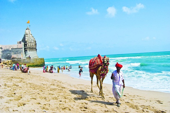 shivrajpur strand dwarka