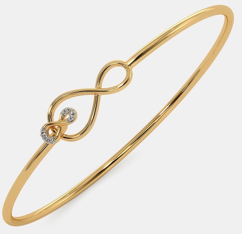 4 gram armring med diamantsten