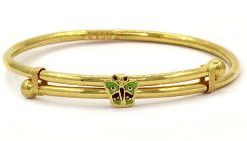 4 gram guld baby armbånd