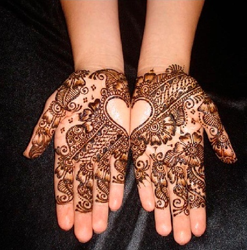 Kombiner Heart Marathi Mehndi Designs