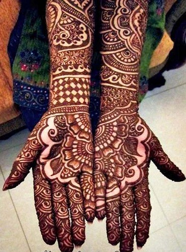 Ancient Full Hands Marathi Mehandi Designs