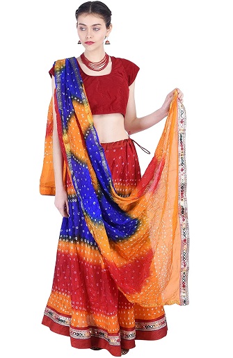 Rajasthani Mirror Work Lehenga