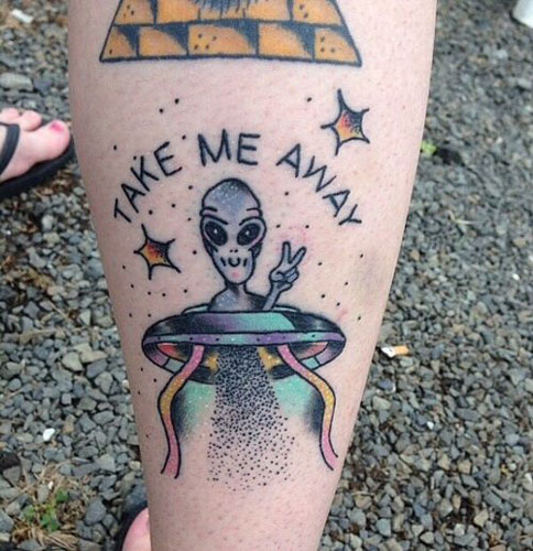Bedste Alien Tattoo Designs 5