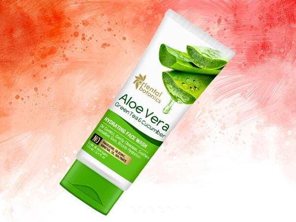 Orientalsk botanik Aloe Vera, grøn te ansigtsvask