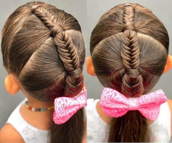 Fishtail Braid lányoknak