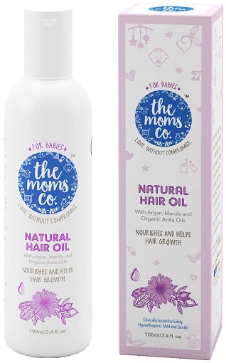 The Mom's Co Natural Baby Hair Oil