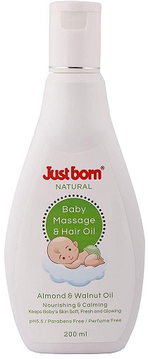 Just Born Babys naturlige hårolie
