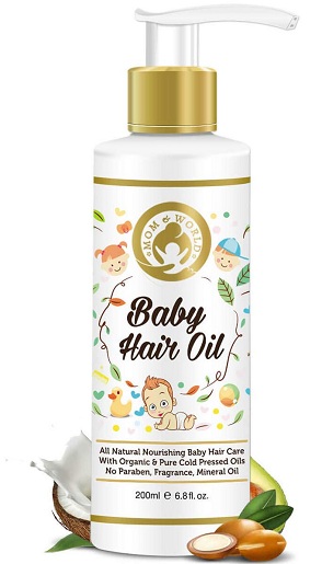 Mom And World Baby Hair Oil