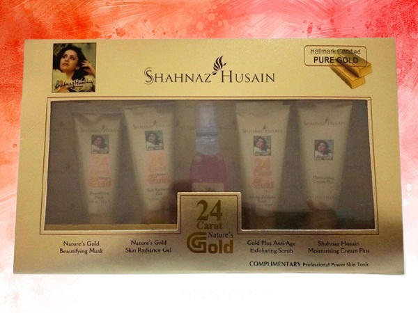 Shahnaz Hussain 24 karat guld ansigtssæt