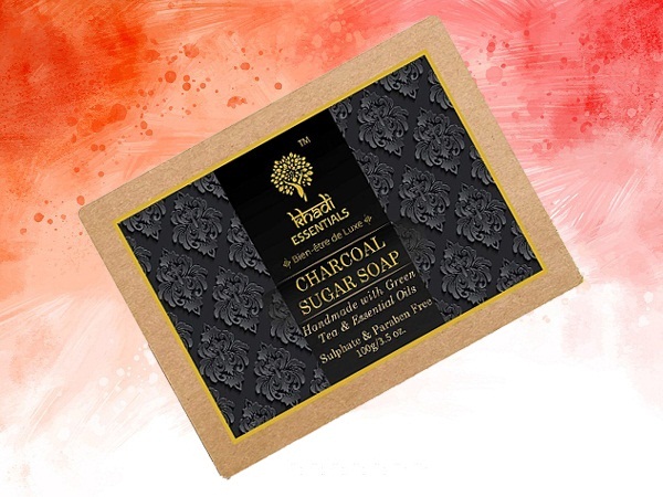 Khadi Essentials Ayurvedic Activated Charcoal Soap