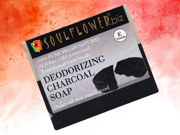 Soulflower Deodorizing Charcoal Natural Cold Process Soap