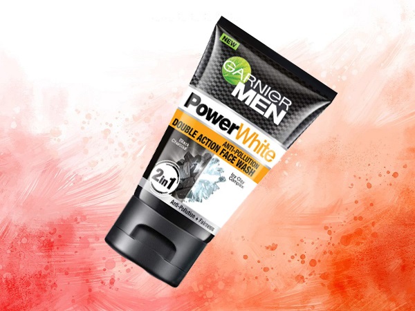 Garnier Men Power White Anti Pollution Double Action Face Wash