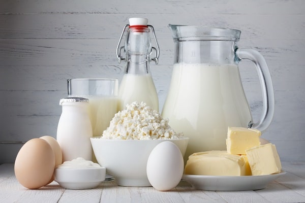 Mælk og mejeriprodukter til brystforstørrelse