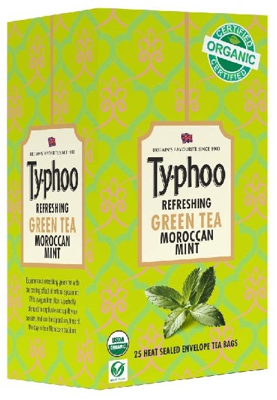 Typhoo Organic Green Tea - marokkói menta