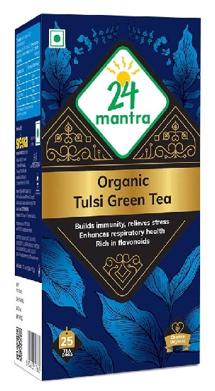 24 Mantra Økologisk Tulsi grøn te