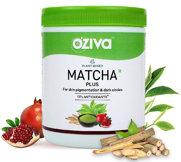 OZiva plantebaseret Matcha Plus grøn te
