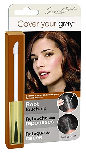 Dæk din grå vandtætte hårfarve Touch Up Stick