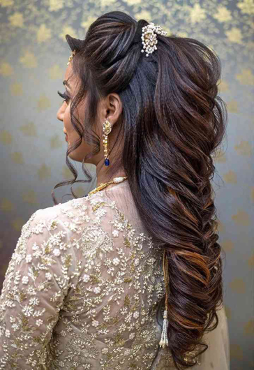 mehndi funktion frisure