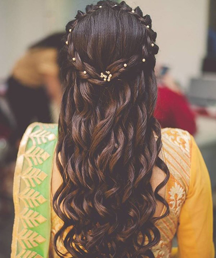 frisure til mehndi -funktion