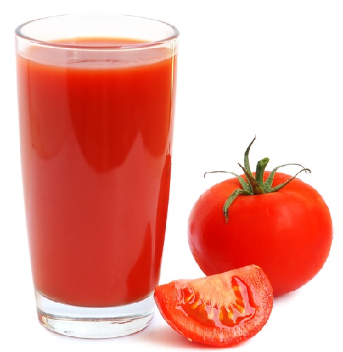 Aloe Vera og tomatjuice til hudens lysning