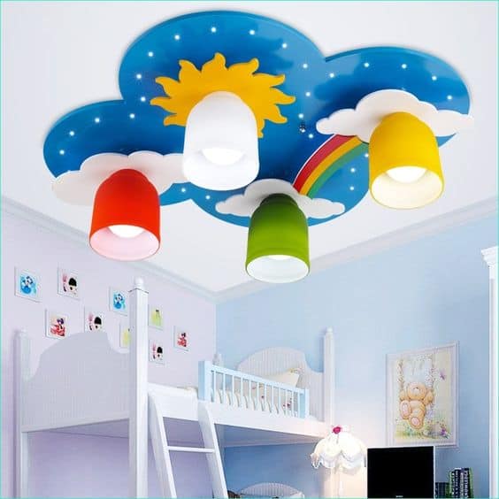 Poploftdesign til børns soveværelse