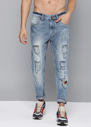 Lavt hævede jeans