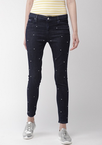 Low Rise Designer Skinny Fit Jeans