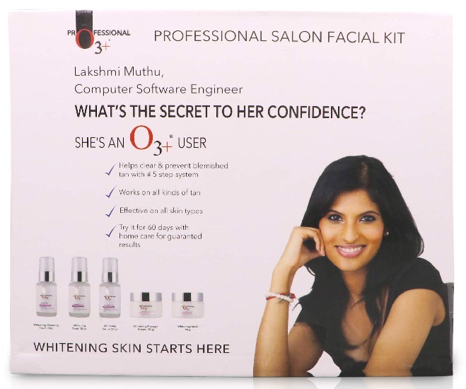 O3+ Whitening Facial Kit