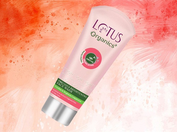 Lotus Organics+ Precious Brightening Face Wash for Fairness