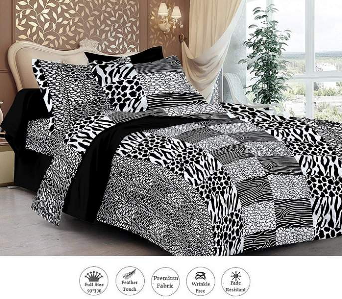 moderne sengelinned i satin