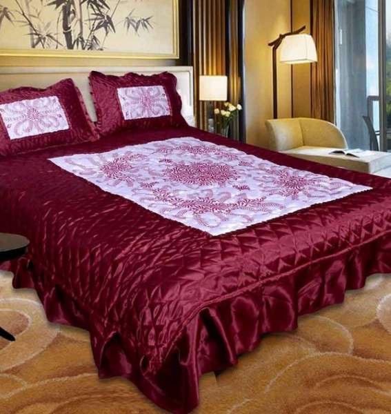 Satin sengetøj design