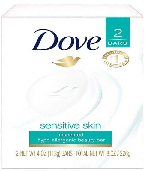 Dove Beauty Bar, Følsom hud