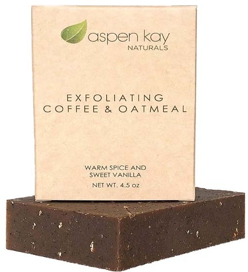 Aspen Kay Naturals - Kávé- és zabpehelyszappan bár