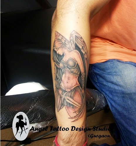 Angel Tattoo Design Studio Of Delhi