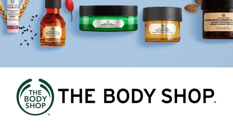 Body shop -produkterne fås i indien