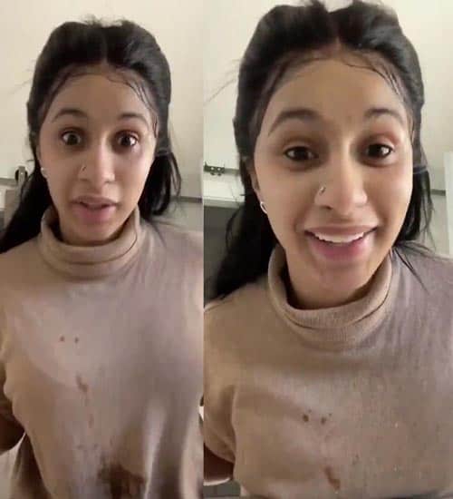 Cardi B smink nélkül 1