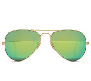 Klassiske Aviator grønne solbriller