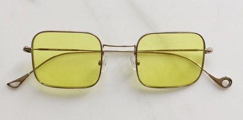 Sárga Retro napszemüveg