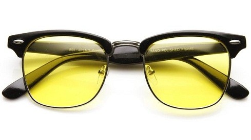 Védő sárga lencse napszemüveg