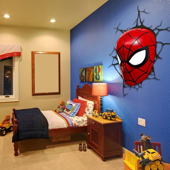 Spiderman soveværelse tilbehør