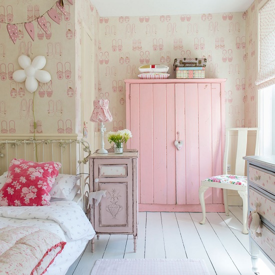 Shabby Chic soveværelse tilbehør