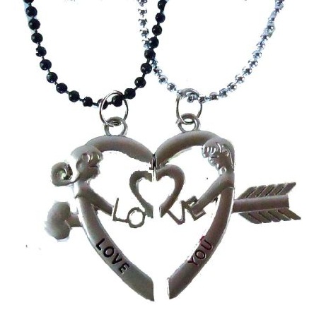 Amor Par Locket Halskæde