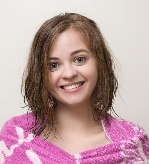 En line bob cut