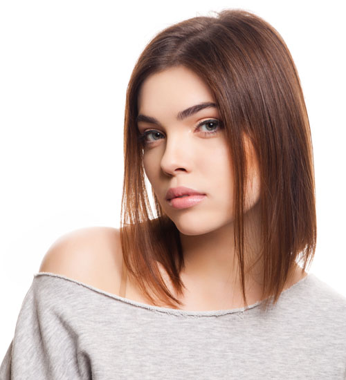 En line bob haircuts