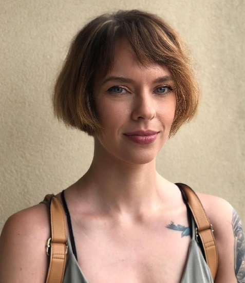 ørelængde French Bob Cut