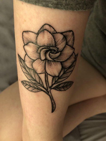 Robusztus Gardenia Tattoo Design