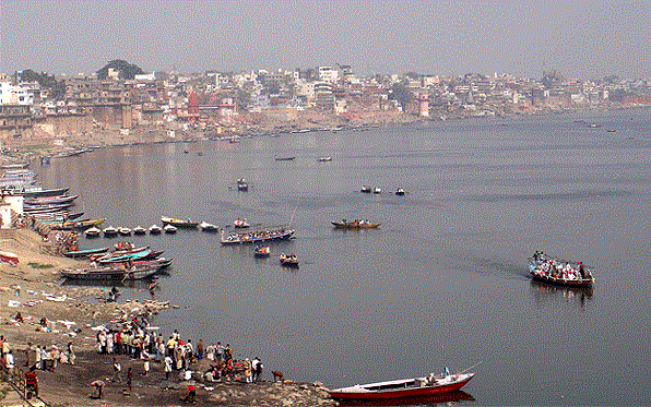 Varanasi turiststeder at besøge-Hanuman Ghat