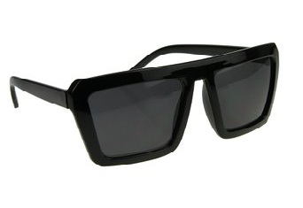 Unisex firkantet solbrille