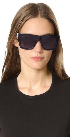 Flat Top overdimensionerede firkantede solbriller